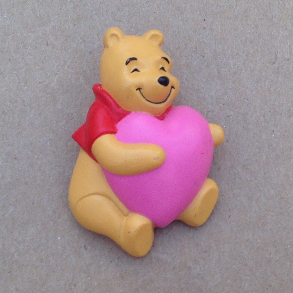Winnie the Pooh Hugging Heart Disney Pin